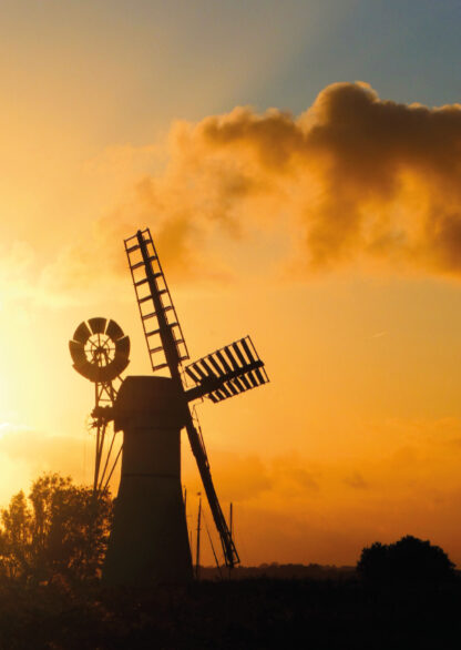 P71: Windmill Sunset